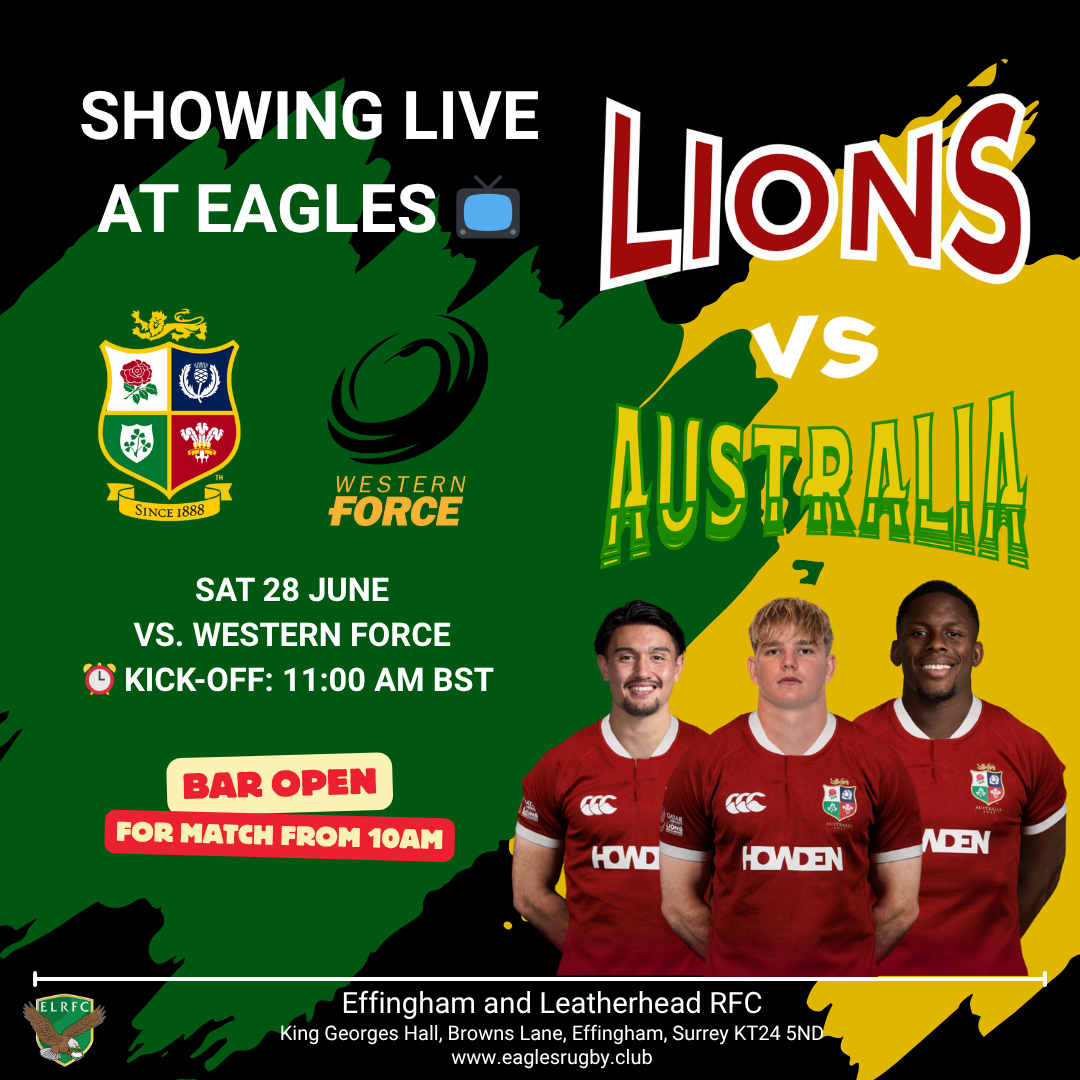 Lions v Western Force Sat 28th June