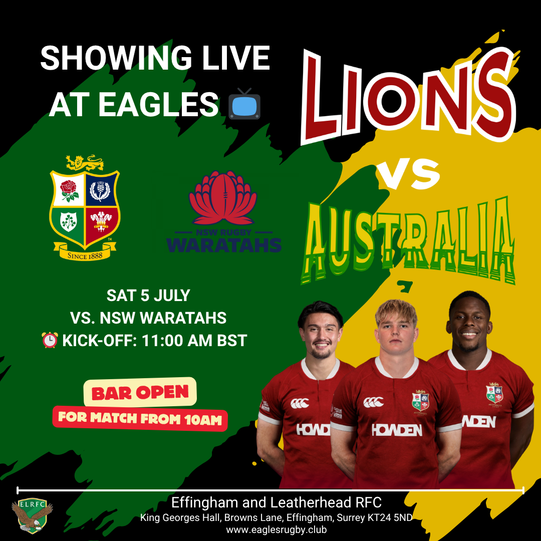 Lions v NSW Waratahs Sat 5th July