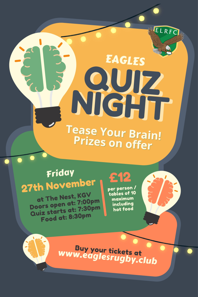 Quiz night flyer